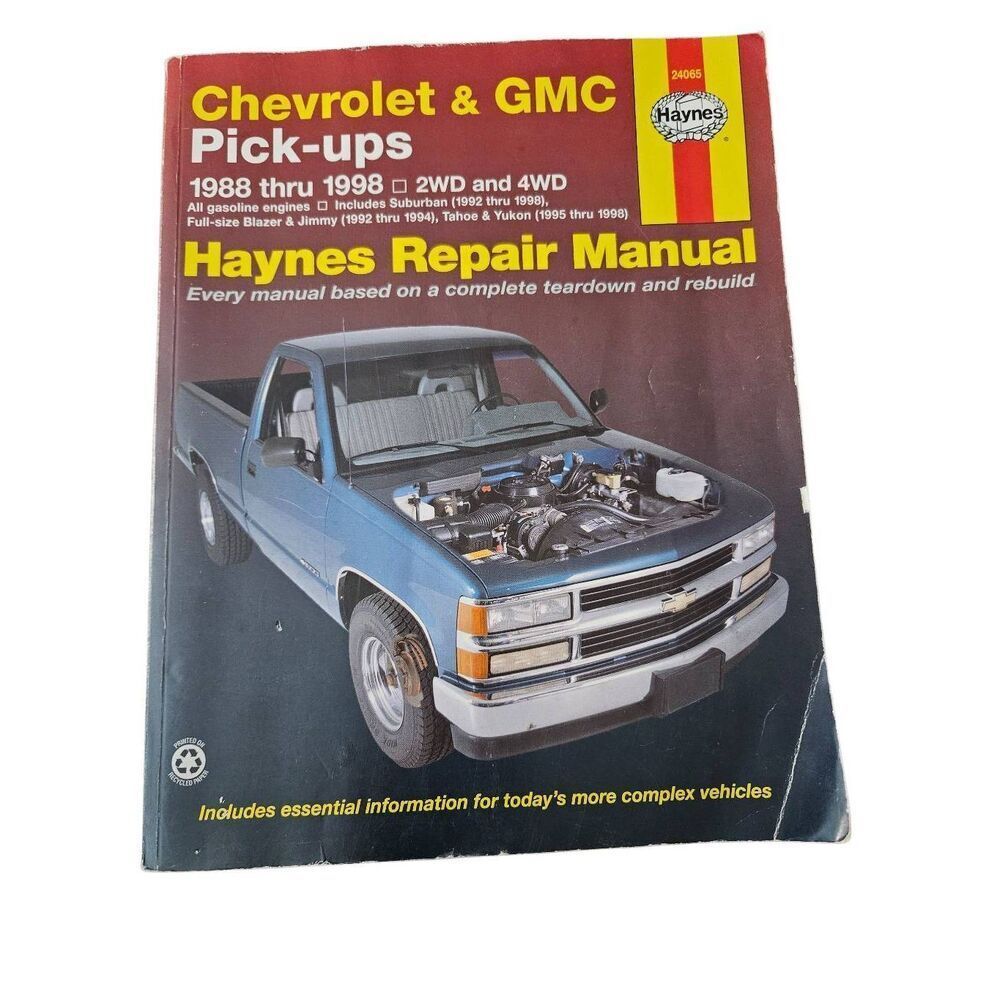 Chevrolet & GMC pick-ups 1988-1998 Haynes Repair Manual 3834501664